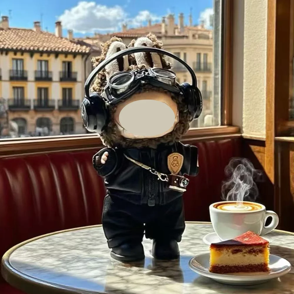 ل 17 سنتيمتر لا بو بو ملابس دمى لطيف مجموعة اكسسوارات الأحذية دمية DIY بها بنفسك اكسسوارات التدريب الجلوس ألعاب الحفلات اللعب الهدايا