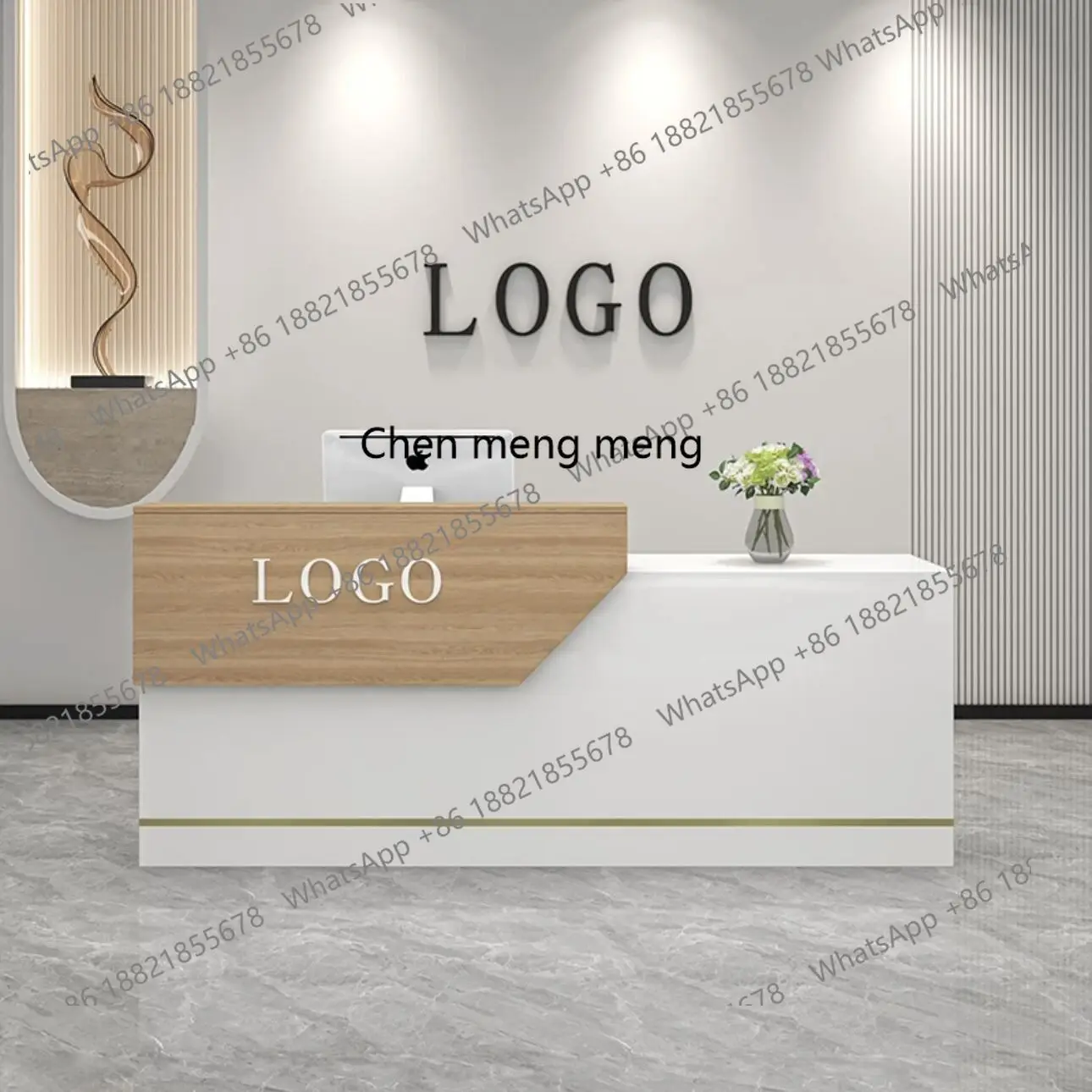 

Simple Modern Clothing Store checkout page Beauty Salon Cabinet Store Commercial Company Front Desk