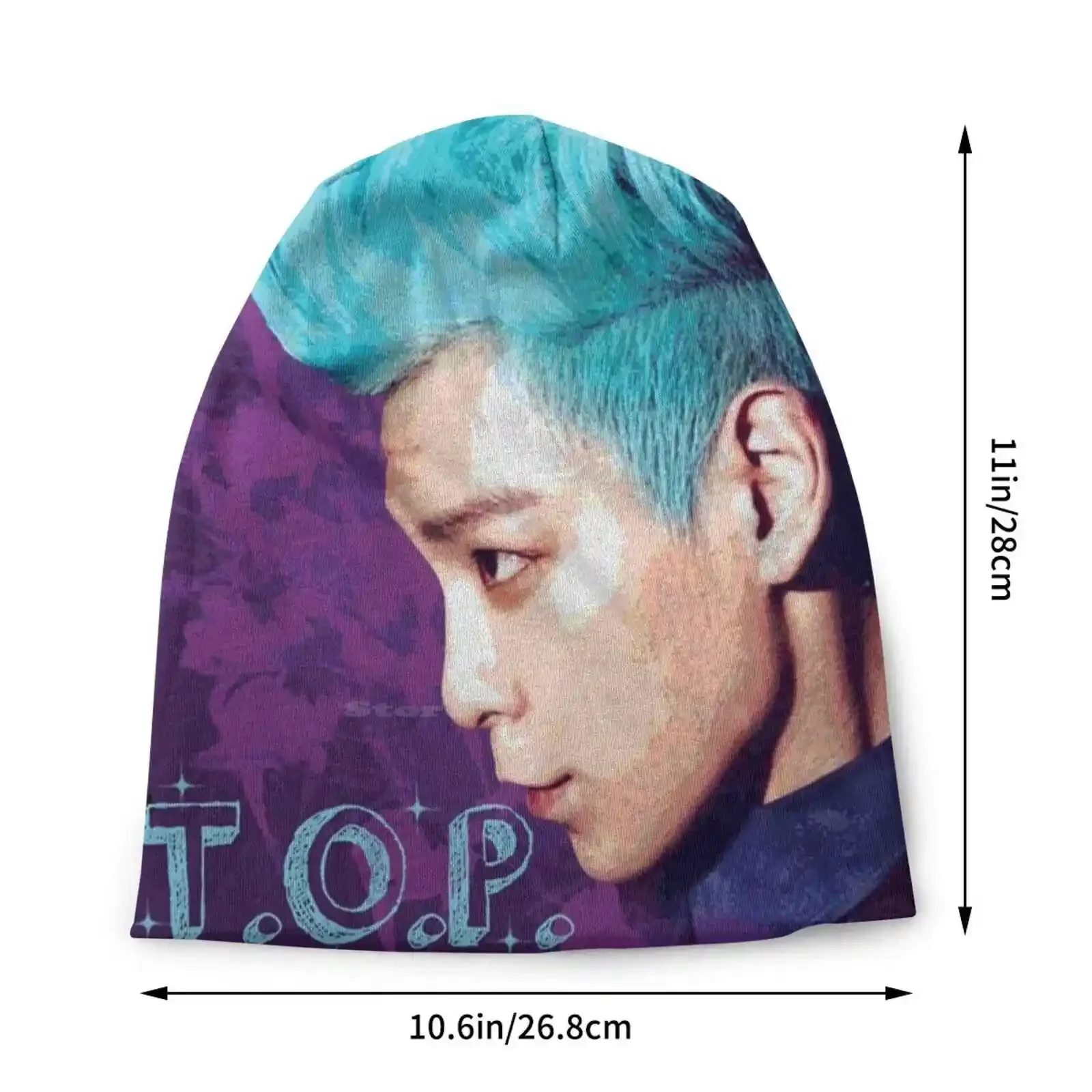 T.o.p ~ Knitted Hat Warm Beanie Outdoor Caps T O P K Pop Korean Pop Korean Guy Kpop Artist Fantastic G Dragon Choi Seung