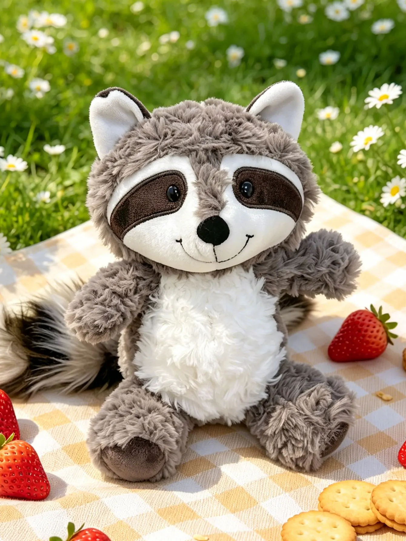 

Cute 30cm Raccoon Plush Toy, Soft Stuffed Animal Doll with Big Fluffy Tail, Perfect Home Dorm Bedroom Decor & Birthday Gift