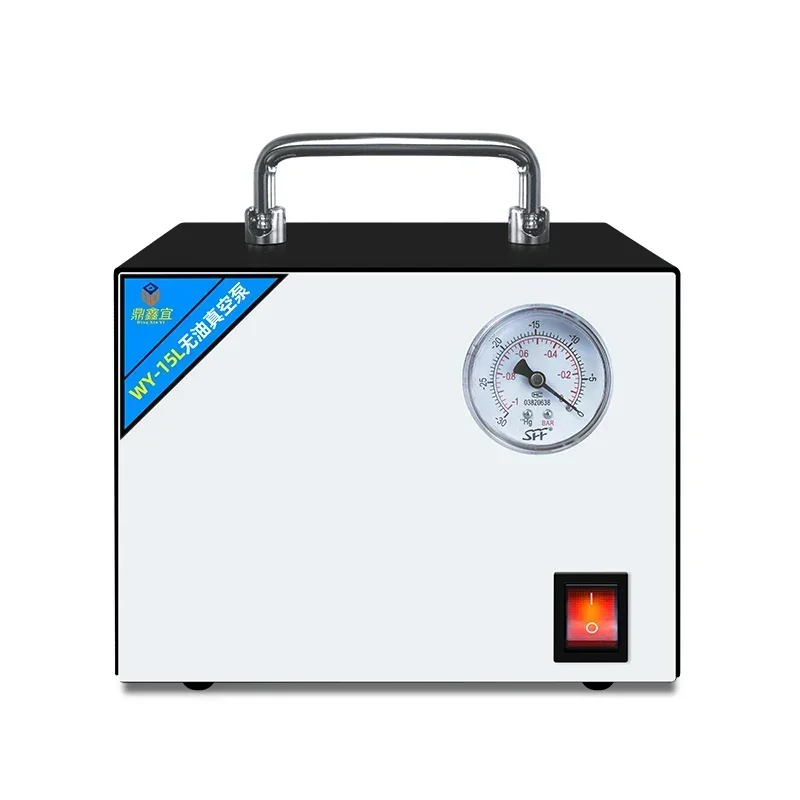 Pompa Vakum Bebas Minyak Laboratorium Pompa Portabel dan Unit Filtrasi Pompa Silent Mini