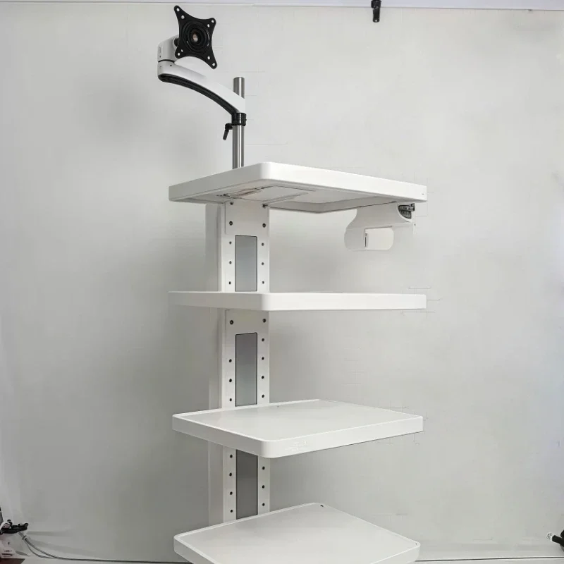 

Salon Furniture Professional Aesthetic Trolley Stainless Steel Rolling Cart Storage Carrito Para Aparatologia Spa Equipment