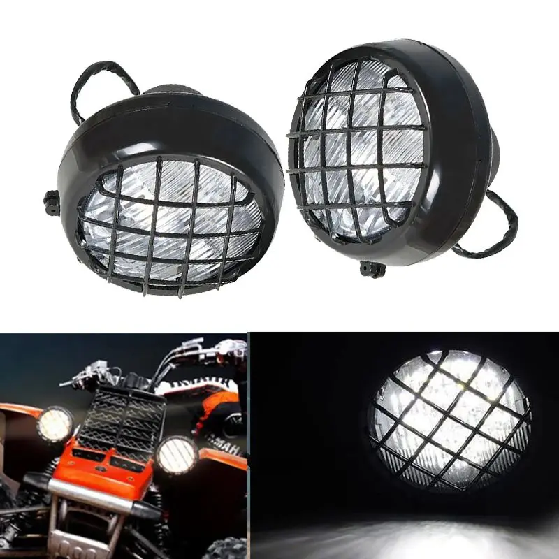 2PCS LED Headlight Spotlight Off-Road Motorcycle ATVs Led Work Light for YAMAHA BANSHEE 350 1987-2006 WARRIOR 1993-2004 30W