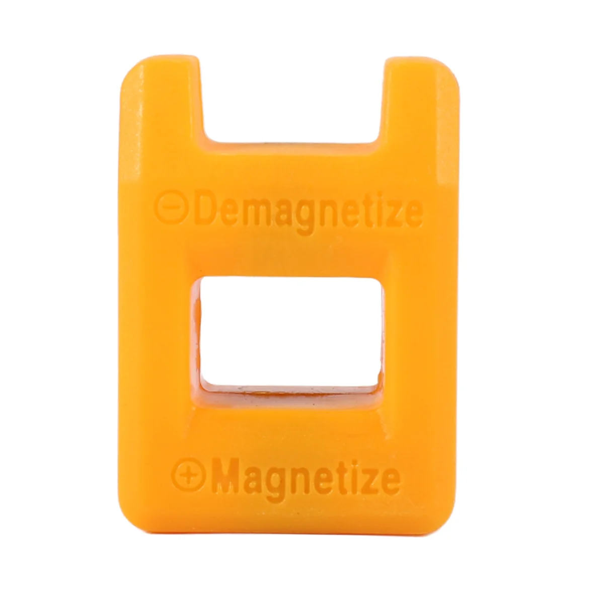 AB02 Screwdriver Magnetizer Degaussing Demagnetizer Magnetic Practical Pick Up Tool Color:Yellow