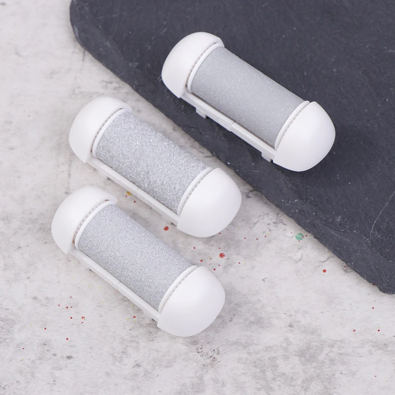 3 قطع رؤوس مطحنة عالية الجودة للعناية بالقدم، بكرات مزيل الجلد الصلب، عبوات أداة إزالة مسامير القدم