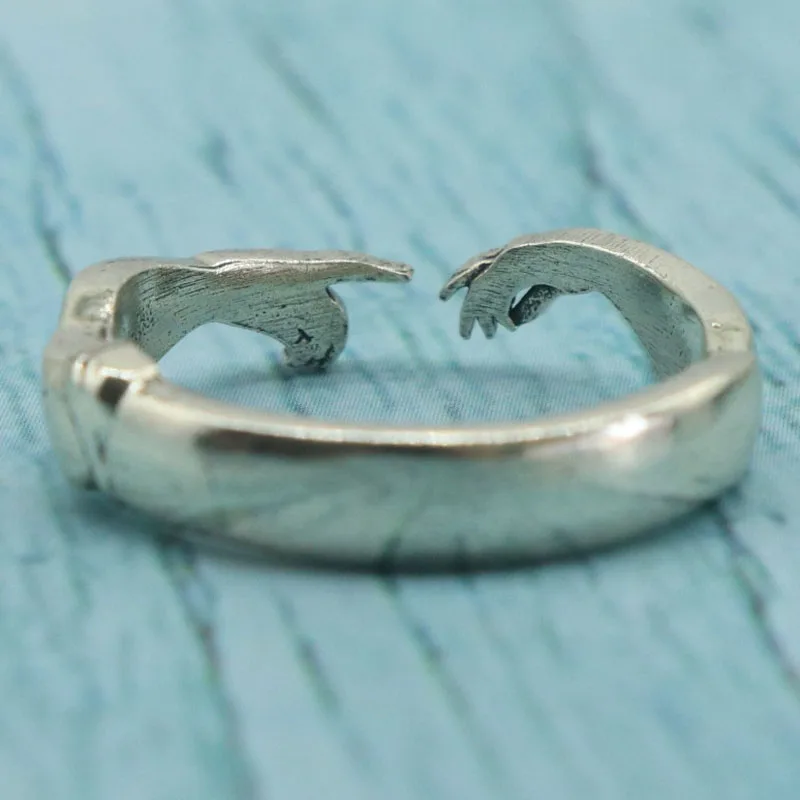 Buy 2 Get 1 Free This adjustable stainless steel Book of Genesis - Creation of Adam Rings recreates the moment of divine touch