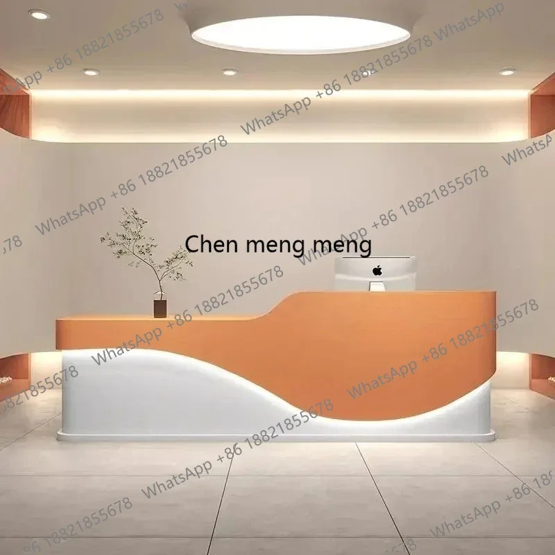 

Новая стойка-ресепшн, кассовый прилавок, подиум для церкви, роскошного салона красоты, офиса, с местом для хранения и возможностью нанесения логотипа.