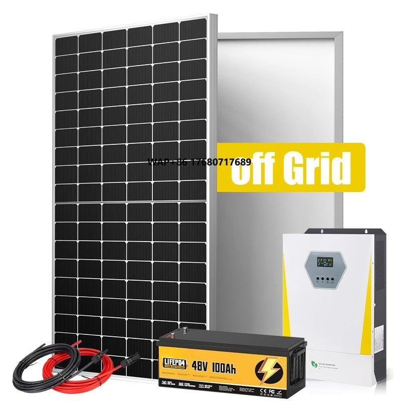 

Off Grid Hybrid Solar Panels System Home Systems Complete Panel Kit Hybrid Solar Complete With CE