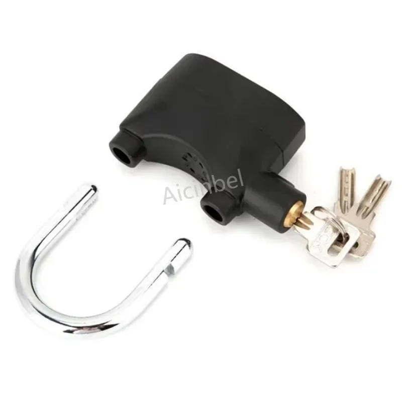 New Built-in Movement Sensor Security 110db Siren Alarm Lock Universal Anti-Theft Padlock for Bicycle Motorcycle Door Gate