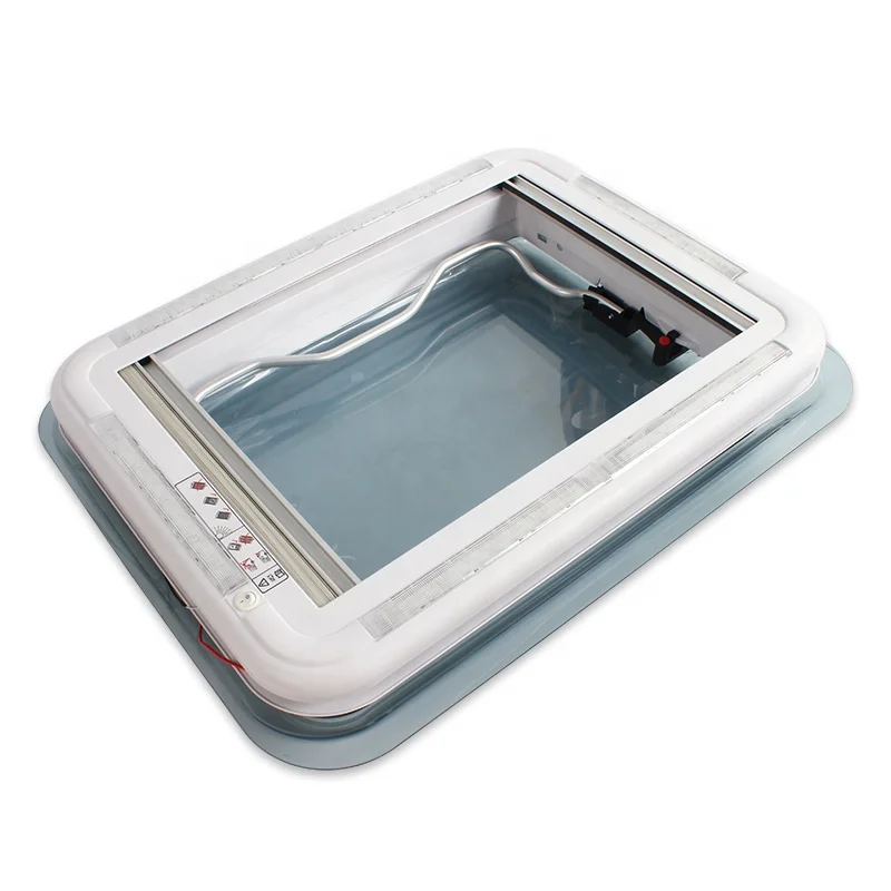 

HEYRV Hot Sale 500 X 700mm with LED Light Anti-yellow Insert Proof Sunshade Camper Motorhome Caravan RV Windows