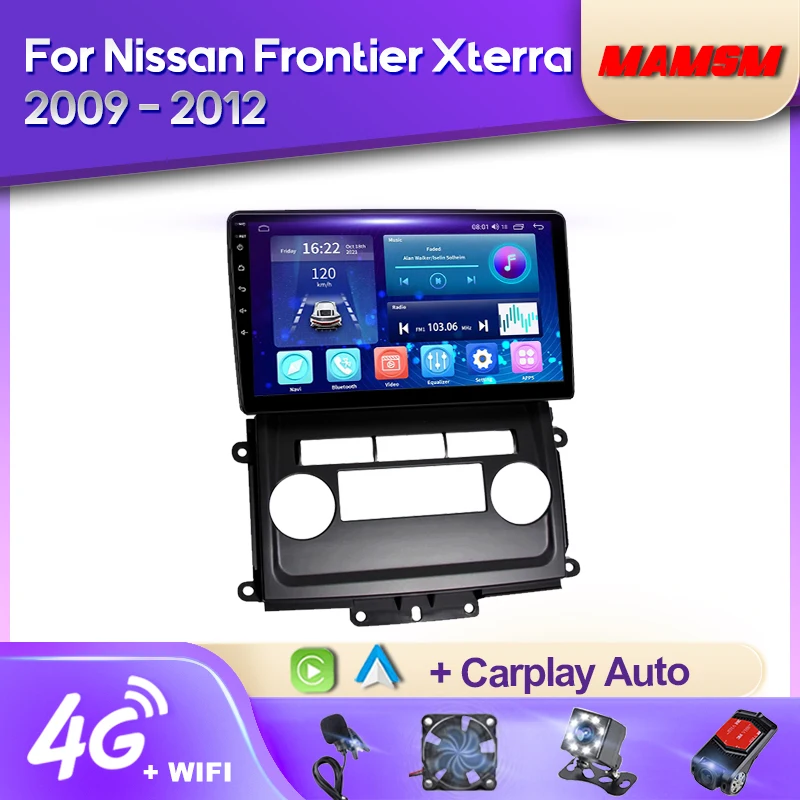 

MAMSM Android12 Car Radio For Nissan Frontier Xterra 2009 - 2012 Video Multimedia Player Navigation Stereo GPS Carplay Autoradio