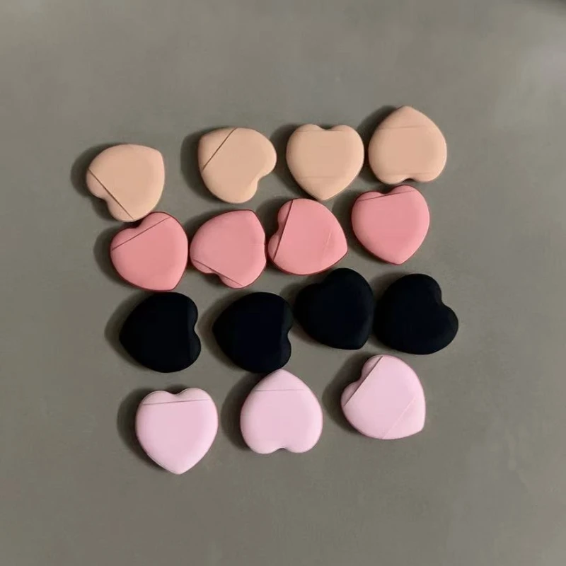 15 個の親指エアクッションミニパウダーパフフェイスコンシーラールースパウダーメイクアップドライおよびウェットパウダーパフ