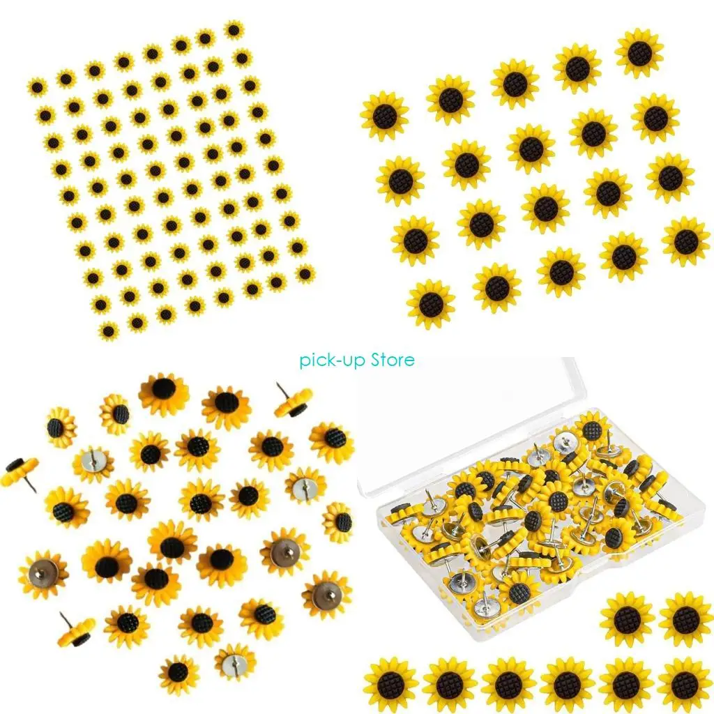 

Q5WA Push Pins for Office Bulletin Board Cork Board Notice Board Pin Drawing Pins Map Pins for Hanging 20/50/80Pcs