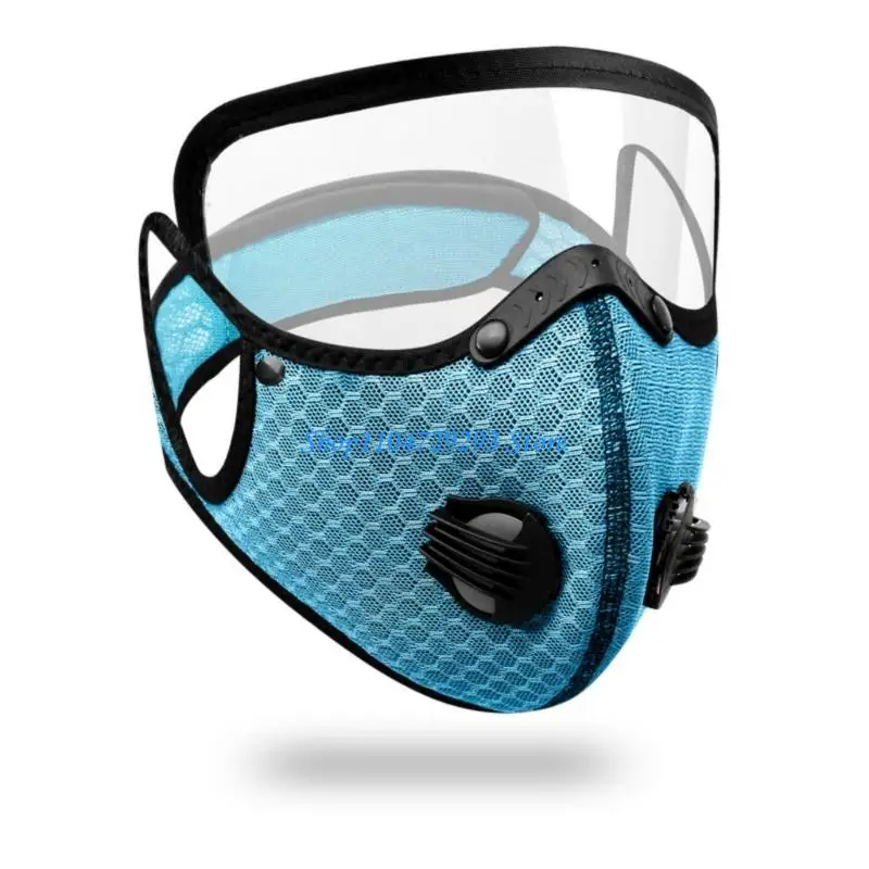 Y2GD Reusable Face Mask Breathing Valves Sports Cycling Outdoor Active Carbon Filter