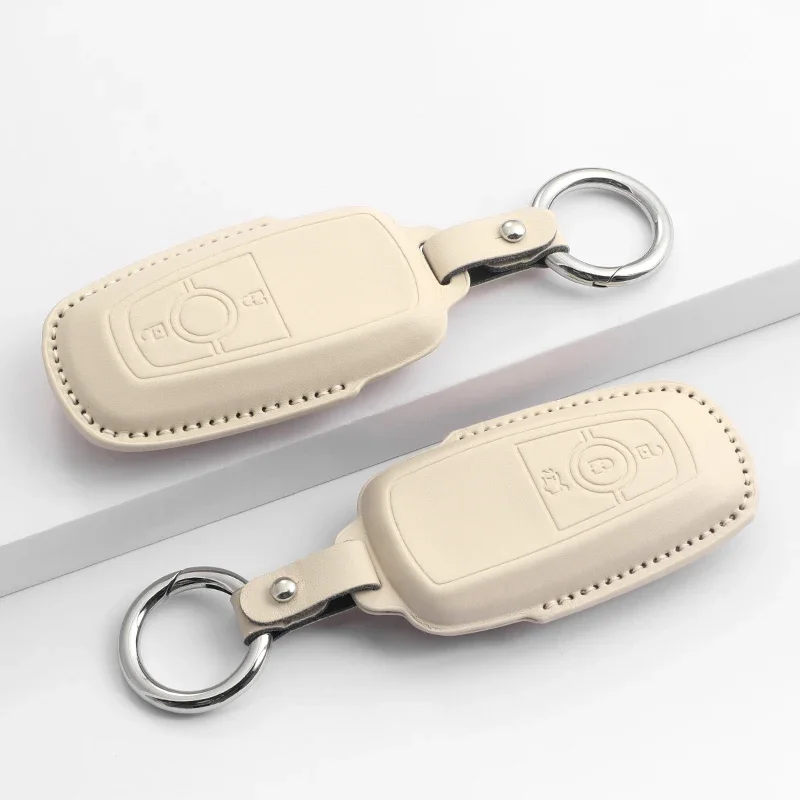 Car Key Case Key Protector Smart Keys Chain Keyring Wallet Bag For Ford Raptor F150 For Auto Remote Key Fob Auto Accessories