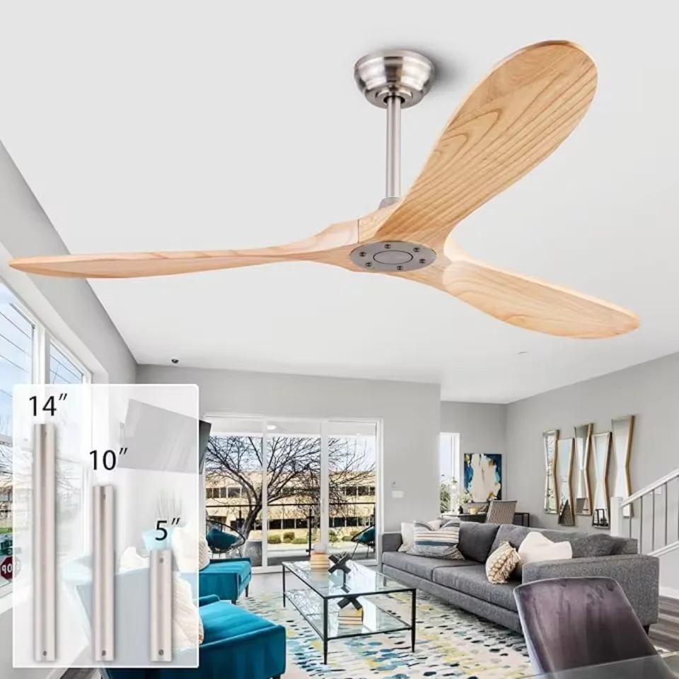 พัดลมเพดานขนาดใหญ่ 42 52 60 นิ - Ceiling Fan Dc Motor 52 Inch บทวิจารณ์และราคา