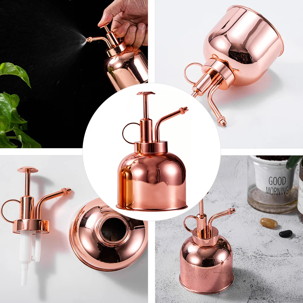 

1pc Vintage Watering Can Stainless Steel Spray Bottle For Garden Kitchen Bathroom Plants Succulent Watering Bottle Pump