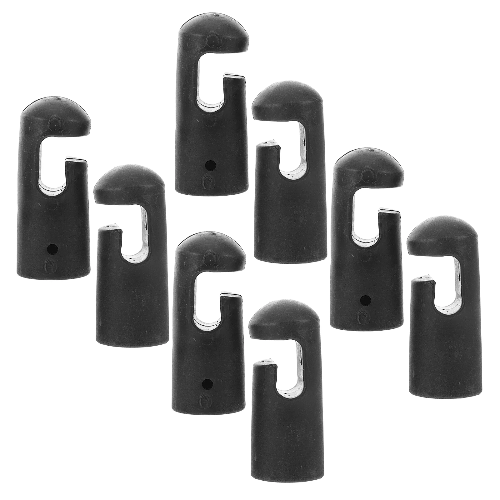 8 Pcs Glue Nozzle Trampoline Pole Cover Filler Professional Rod Component Plastic Parts Topper