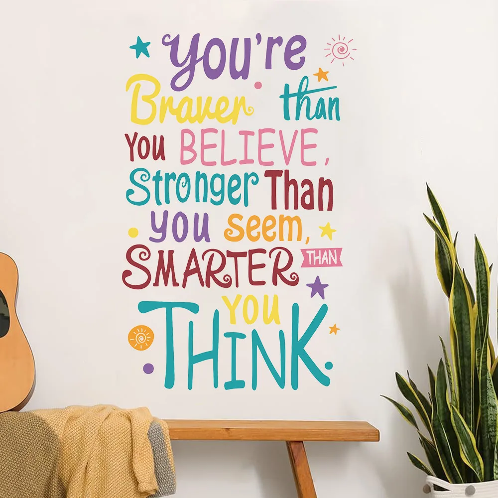 You Are Brave Smart Stronger S - Baby Nursery Quotes avis et prix