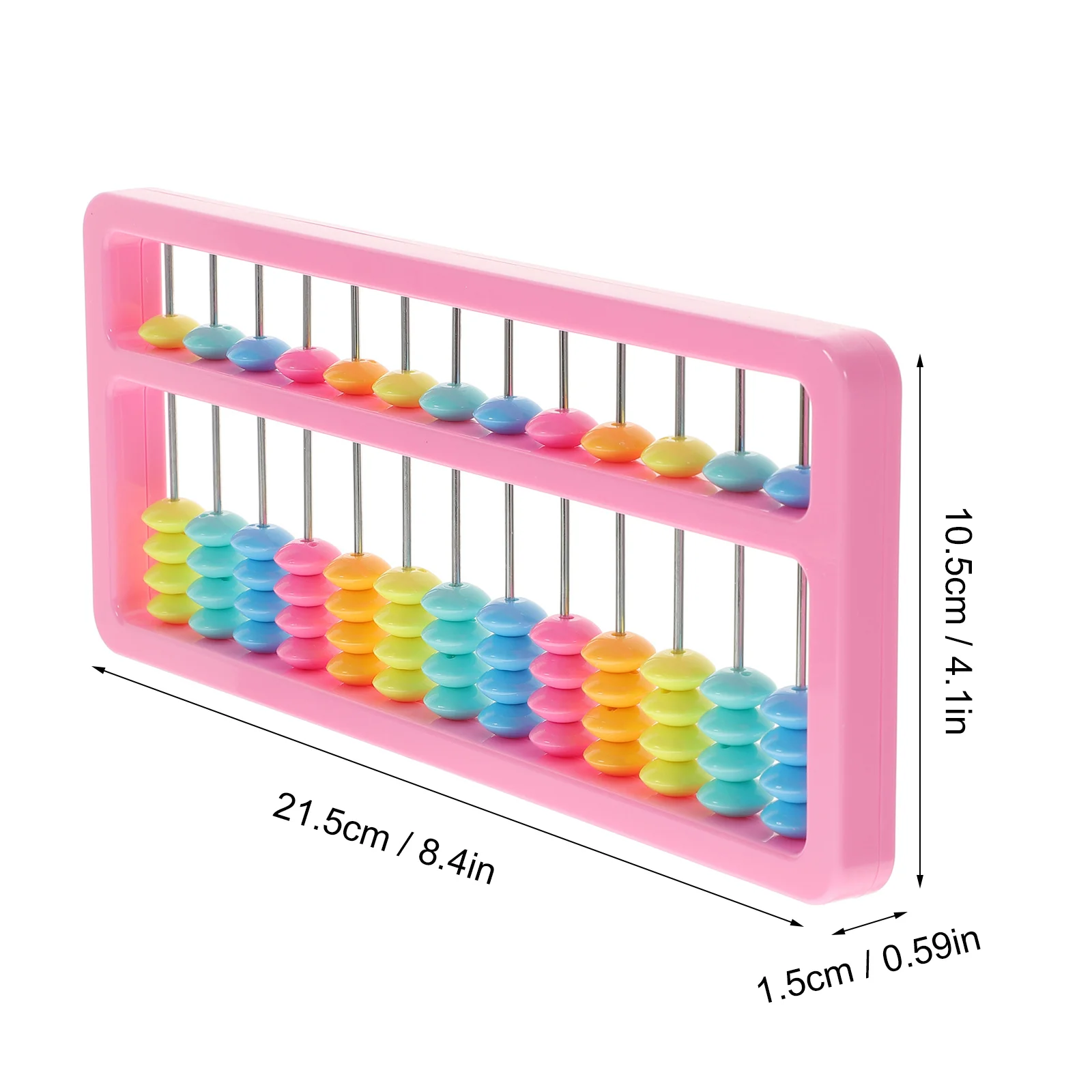 Abacus Toys pour enfants, jouets pour tout-petits, outil de manipulation mathématique, plastique, vintage, fuchsia