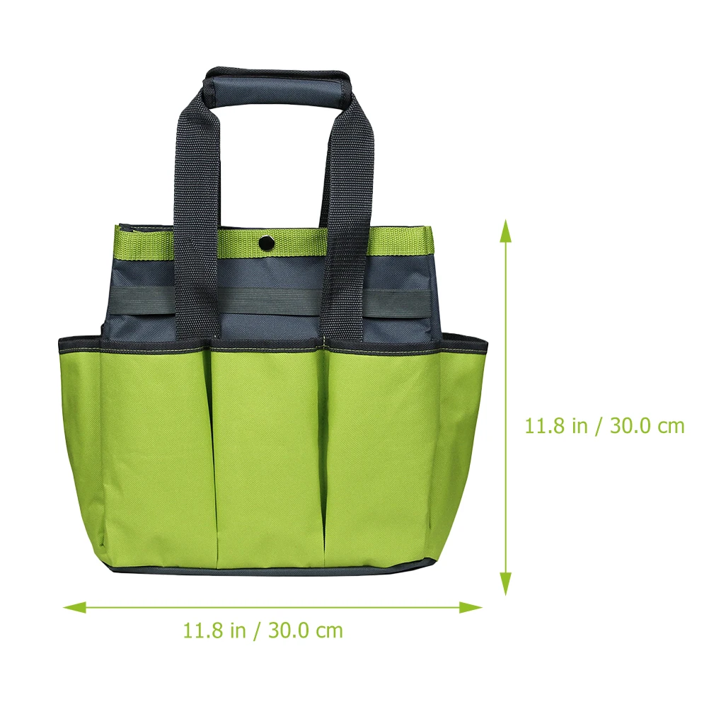 

Garden Tool Bag Oxford Cloth Heavy Duty Gardening Organizer Multi Pockets Tote Portable Durable Storage Garden Tool Bag