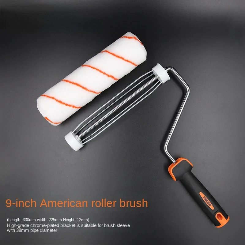 7/9/10 Inch Paint Roller Brush Painting Handle Tool Non Dead Corner Roller Paint Coating Roller Brush Home Wall Painting Tool