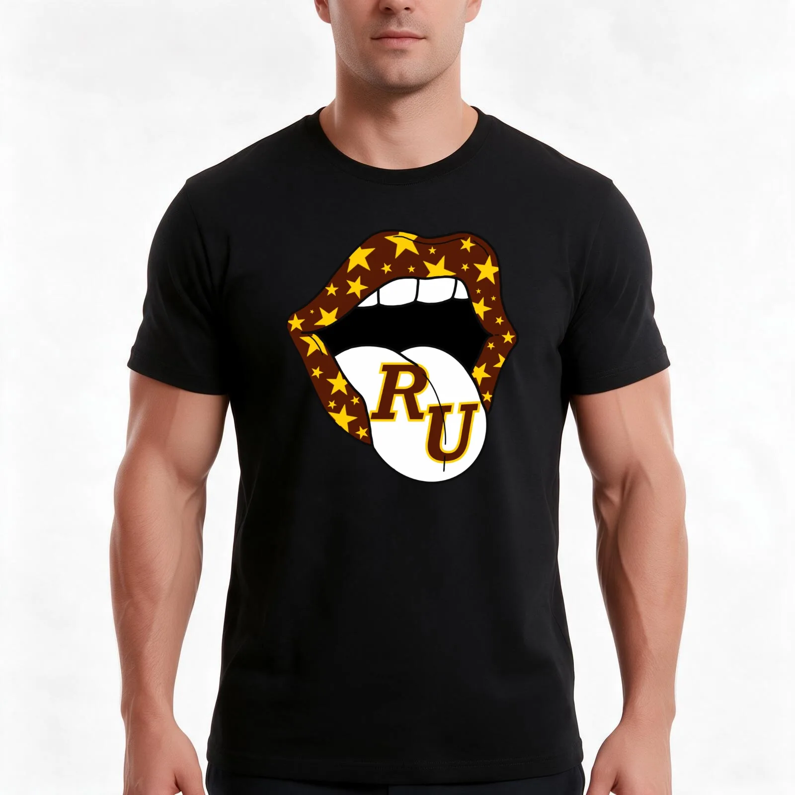Rowan university T-Shirt, Summer Casual Cotton Tee, Oversized Streetwear Tops, Vintage Graphic Print, Loose Fit Short Sleeve