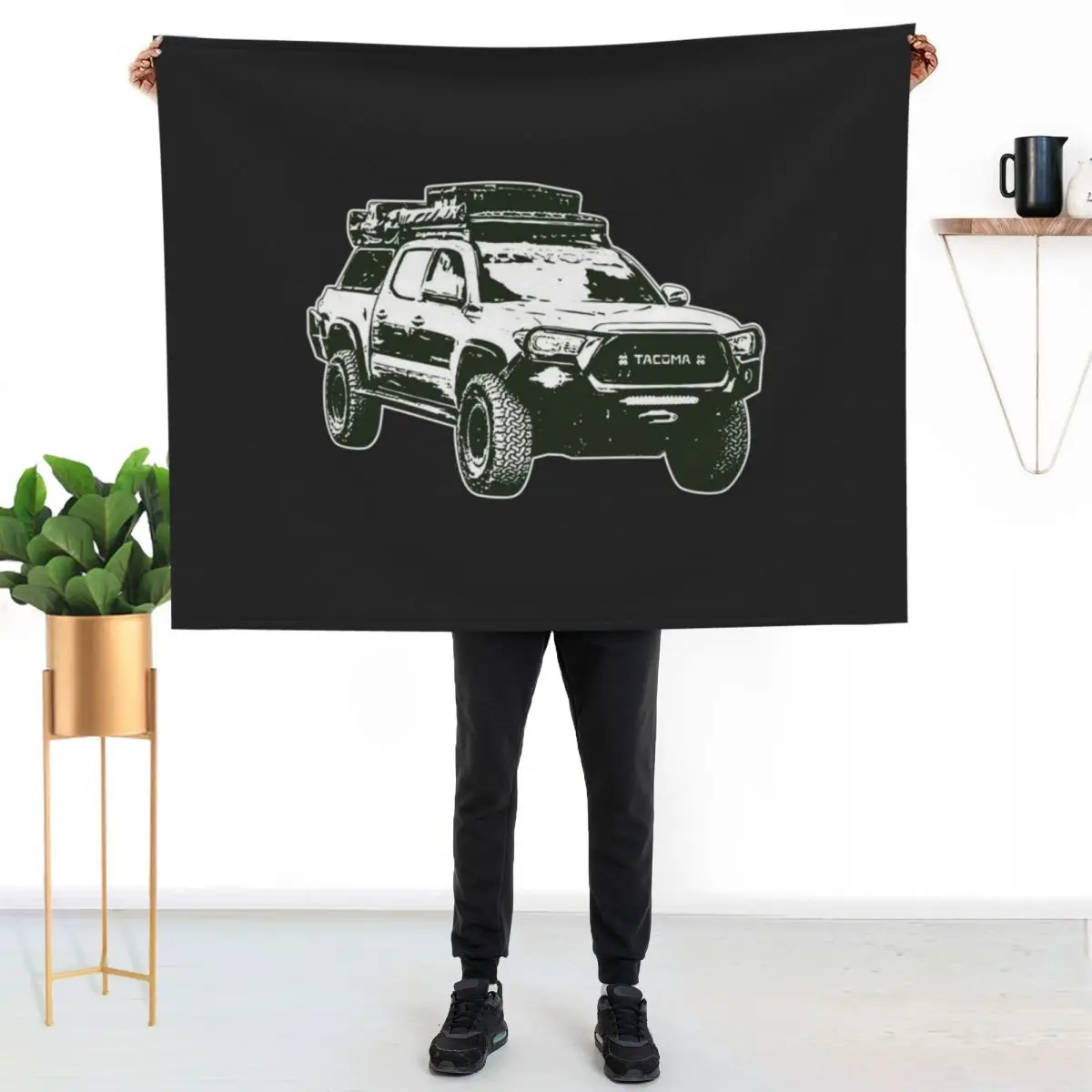 Adventure Tacoma Sketch Throw Blanket Soft Big Thermal Fashion Sofas Tourist wednesday Blankets