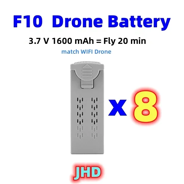 JHD 4DRC F10 bateria do drona dla zdalnie sterowany samochód WIFI/bateria do GPS dla zdalnie sterowany Quadcopter F10 6K