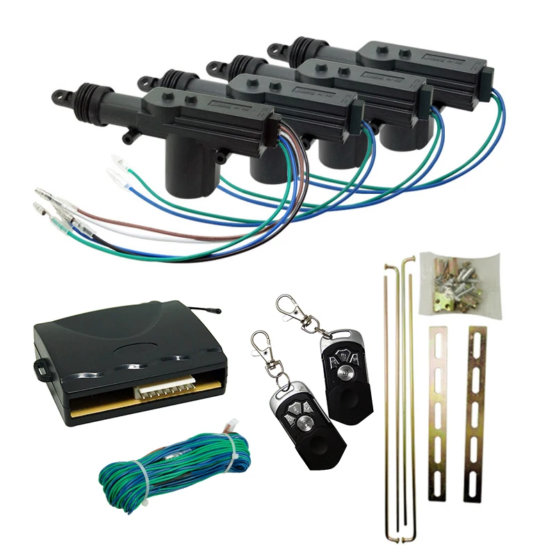 

Universal 2/4 Door Power Lock Unlock Kit Keyless Remote Control Entry Car