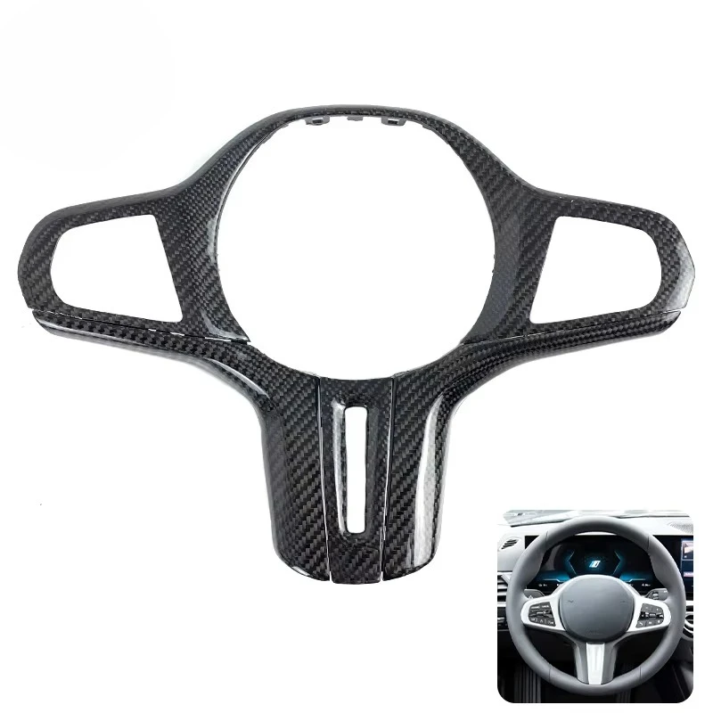 

Для BMW G30 G31 G32 G20 G22 G01 G05 G06 G08 G14 G15 G82 G80 M2 M3 Рулевое колесо из углеродного волокна Кнопка Рамка декоративная крышка