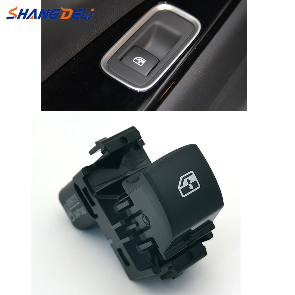 Bouton de levage de vitre de voiture, porte avant et arrière côté passager, interrupteur à clé Compatible avec Mitsubishi Outlander 2013 – 2018