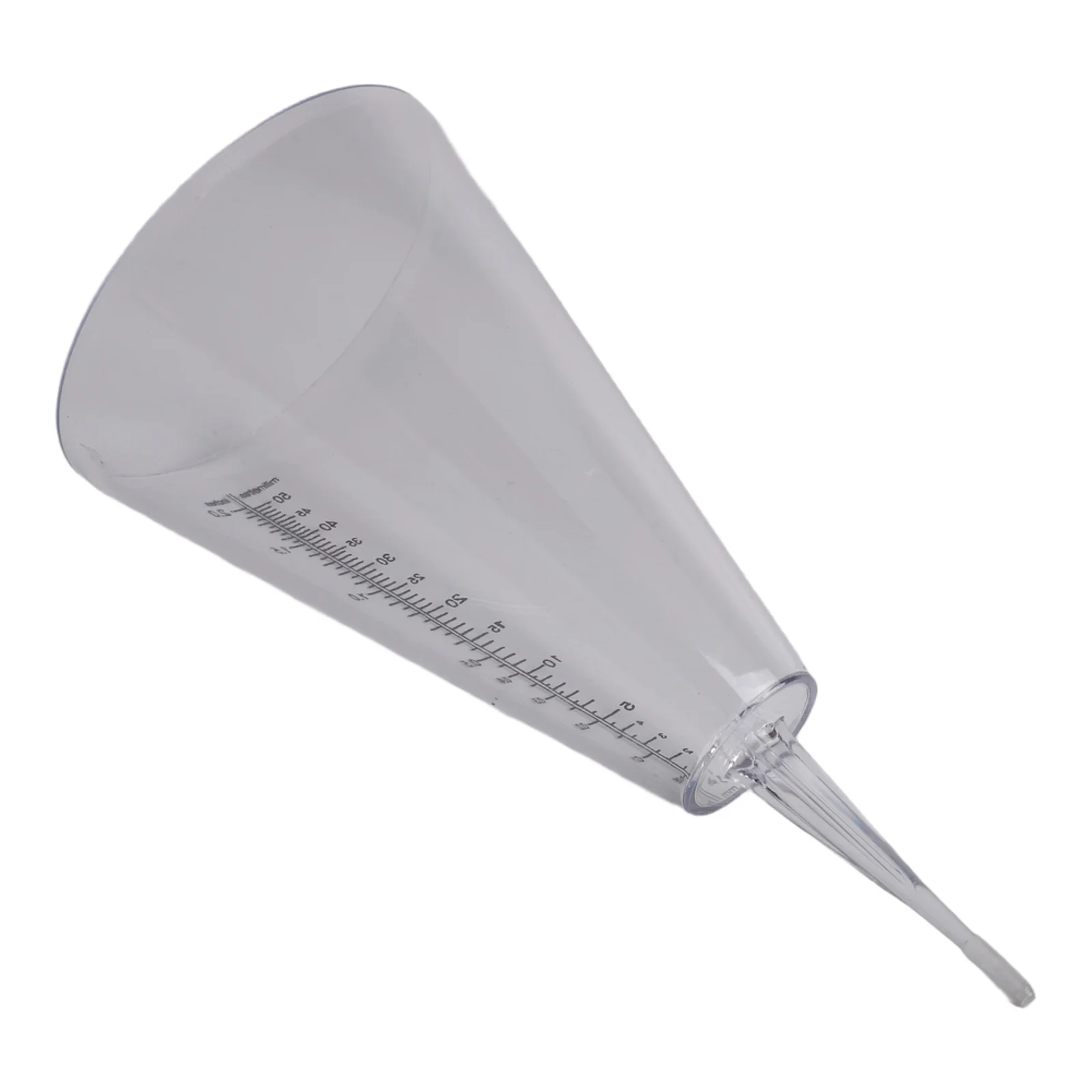 Garden Transparent Cone Rain Gauge Water Measurement Tool for Outdoor Ground Use Measures Precipitation and Sprinkler Output