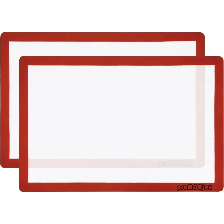 

Silicone Baking Mats Full Sheet Non-Stick Cookie Sheet Large Silicon Baking Mat Set (16"x 24" Pack of 2)