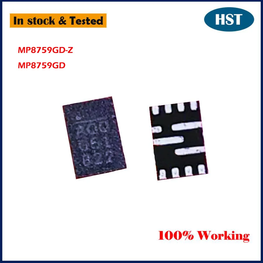 5PCS/LOT New Original MP8759GD-Z MP8759GD AQQ AOO AQO UQFN Chip IC Chipset