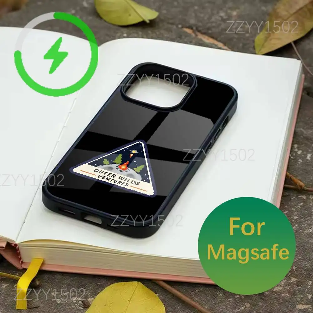 Coque de téléphone Game Outer Wilds pour iPhone 17,16,15,14,13,12,11,Pro,Max,Plus,Mini,SE4,E, chargement sans fil Magsafe