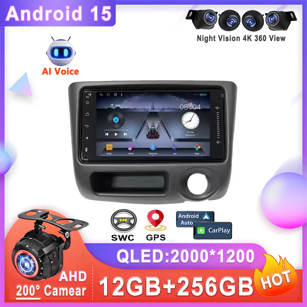 

Android 15 For Toyota Vitz XP10 Yaris Platz Echo 1999-2005 Video Auto Radio Player Car Stereo Carplay Multimedia Navigation GPS