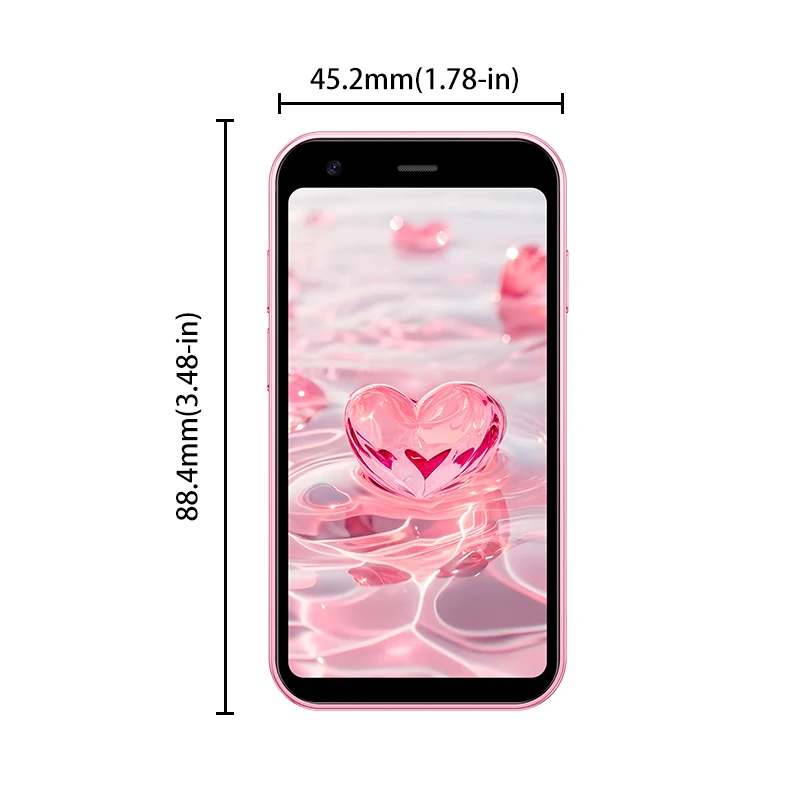 Mini Smartphone -3.0-inch Compact Design | 2GB RAM+16GB ROM | 3G Network | Google Play | Multi Color Selection, Small Phone
