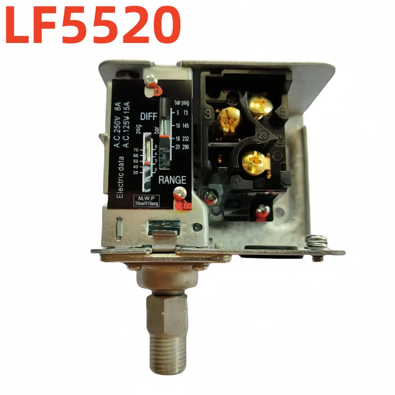 Picture 5: LEFOO 12-380V 0-30Bar Refrigeration Pressure Switch for Water Pump, Boiller, Irioning, Stainless Steel Connector Auto Controller