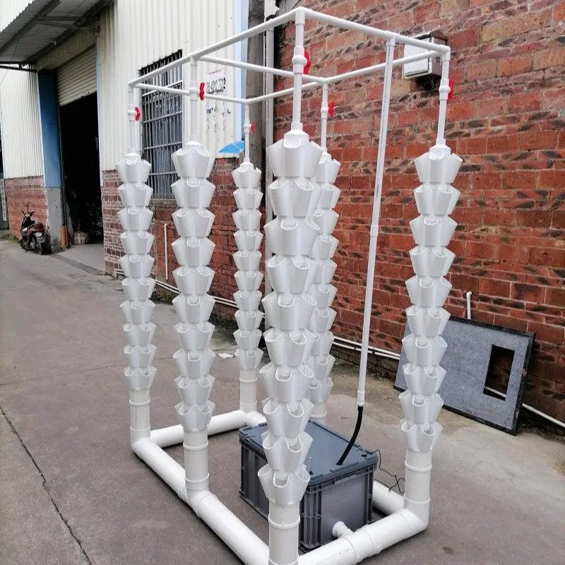 Hydroponic planting tower Hydroponic column Soilless cultivation equipment Roof courtyard Vertical vegetable flower hydroponic