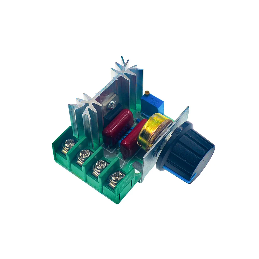 AC 220V 2000W SCR Voltage Regulator Dimming Dimmers Motor Speed Controller Thermostat Electronic Voltage Regulator Module