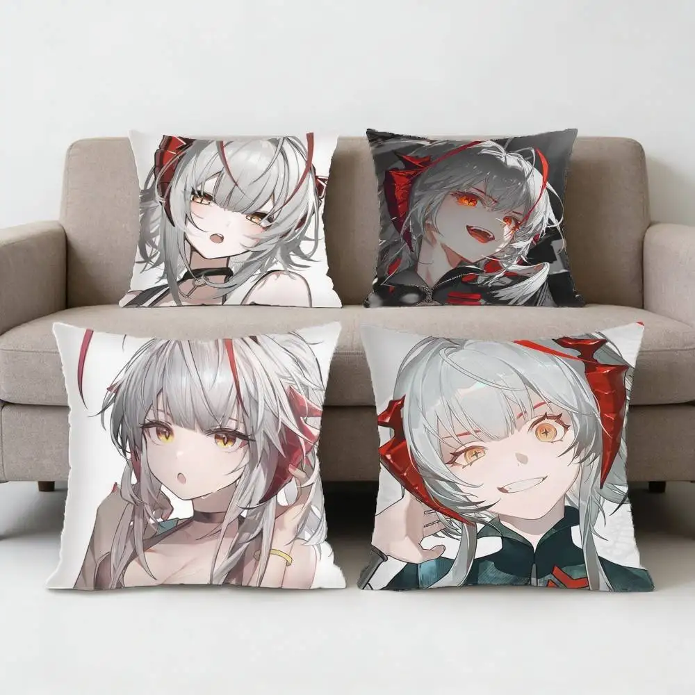 

Game Arknights W Pillow Case Sofa Living Room for Bedroom car Headboard Backrest Cushion Square Cushion Nap Time