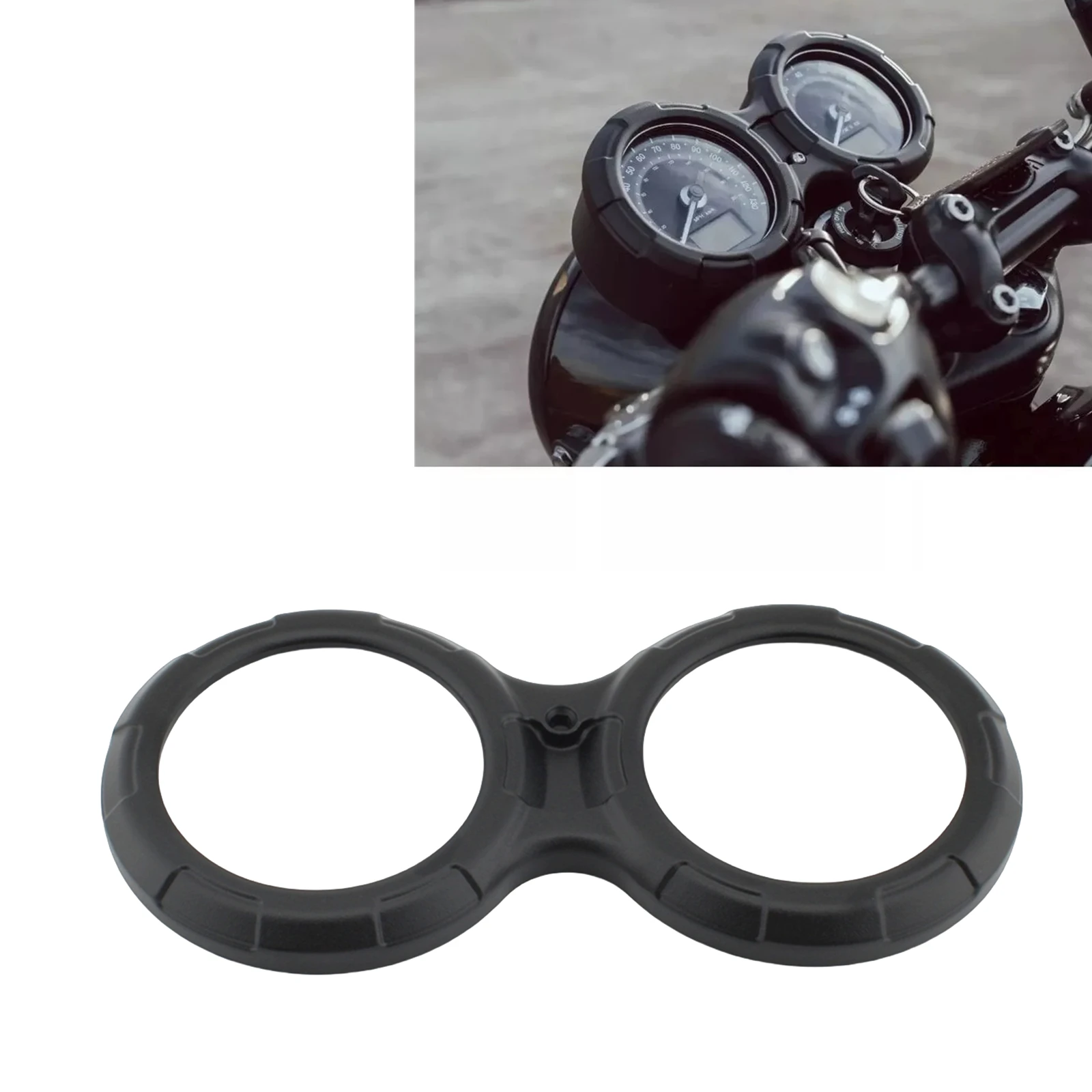 Motorbike Front Speedometer Gauge Trim Frame Cover For TRIUMPH Thruxton R Bonneville T120 Speed Twin