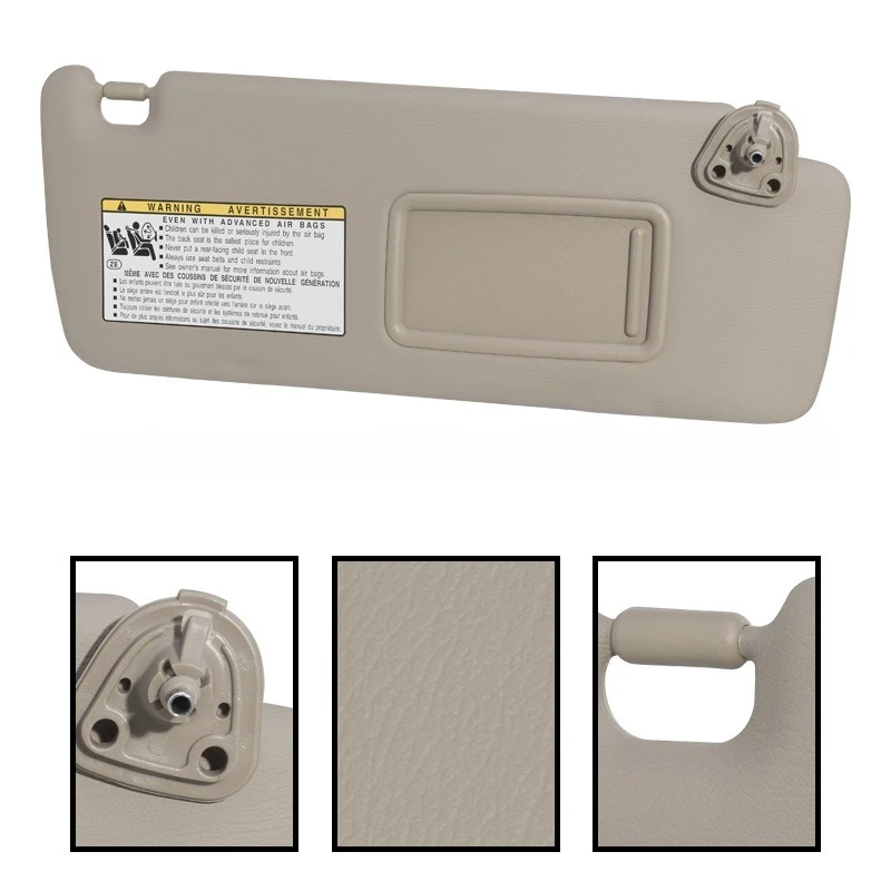 For Toyota Highlander 2004 2005 2006 2007 Automotive Interior Sun Visor Panel Makeup Mirror Baffle Replacement 74320-48260-A0