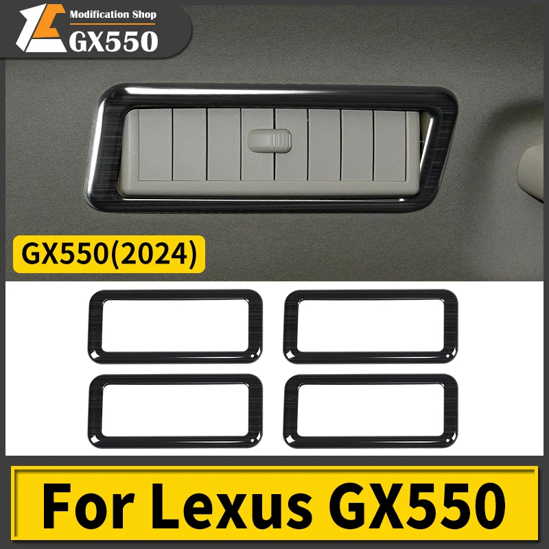 

For Lexus GX550 550h 2024 Car Roof Air Conditioning Vent Decoration Frame GX 550 Interior upgraded Accessories Modification
