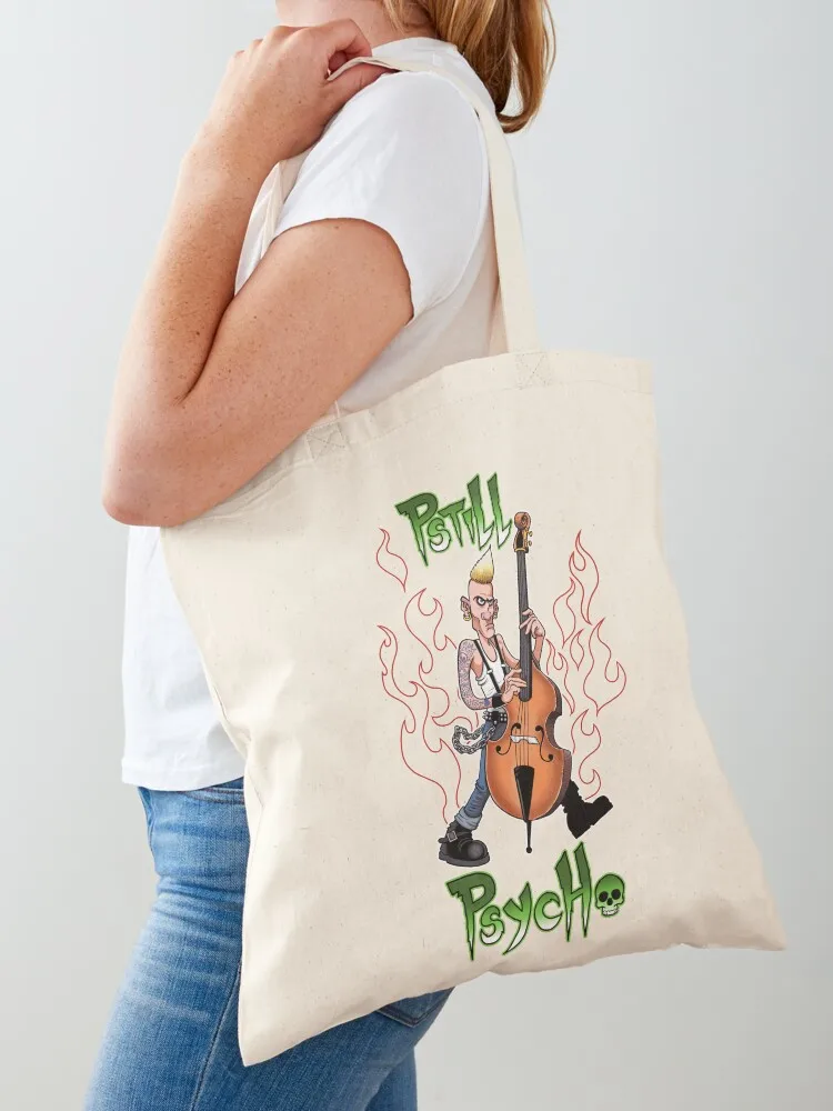 

Pstill Psycho Tote Bag tote bag men's tote bag canvas Candy bags supermarket folding