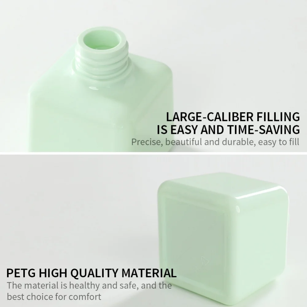 Portable Soap Dispenser Bottles Refillable White Bottle for Bathroom Storage Lotion Shampoo Shower Gel Conditioner