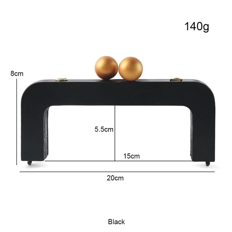 1 szt. Drewniany uchwyt zatrzaskowy do torebki, damska torebka crossbody, tkana torebka, drewniana rama, zapięcie, akcesoria do rękodzieła DIY