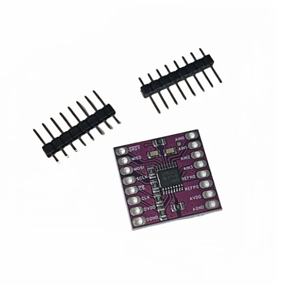 ADS1220 وحدة تناظرية إلى رقمية ADC SPI محول تناظري إلى رقمي منخفض الطاقة 16 بت