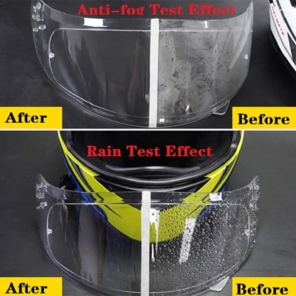 

NEW Universal Fit Motorcycle Helmet Patch Rainproof Nano Coating Helmet Anti-fog Film Clear Protective Film Helmet Accessories
